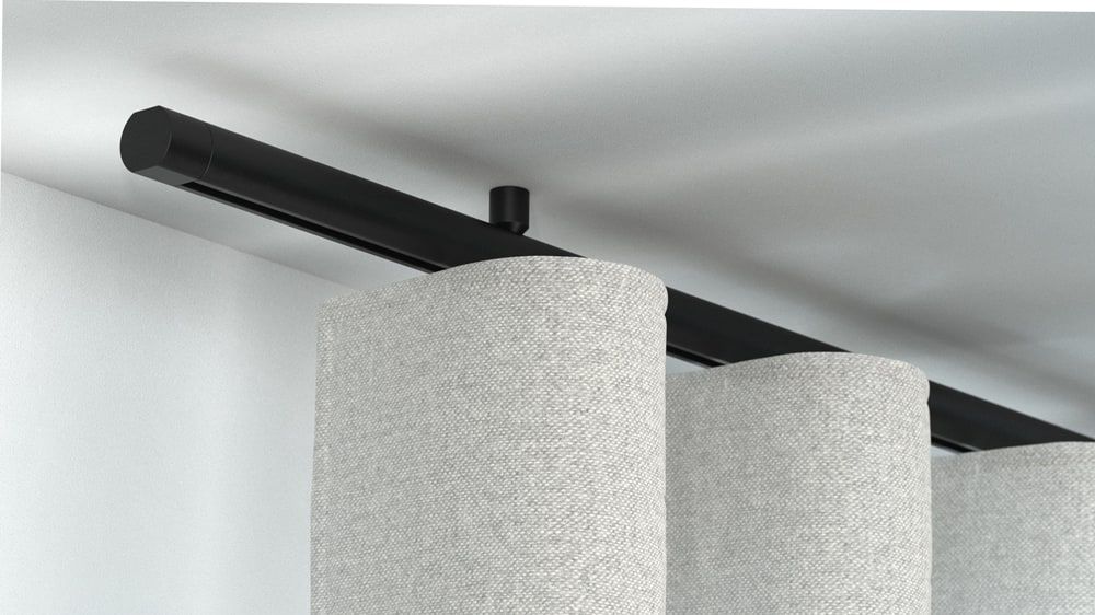 Interstil Corpus.25W kaufen Vorhangstange für Wellenvorhang – in Schwarz