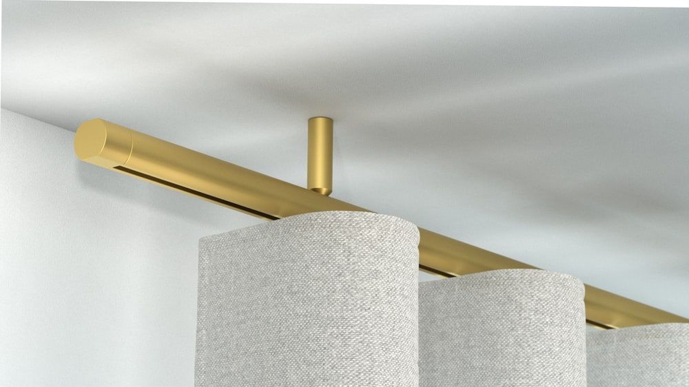 Interstil Corpus.25W kaufen Vorhangstange für Wellenvorhang – in Messing