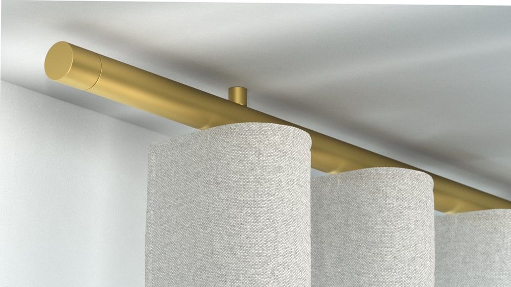 Interstil Corpus.30W kaufen Vorhangstange für Wellenvorhang – in Messing