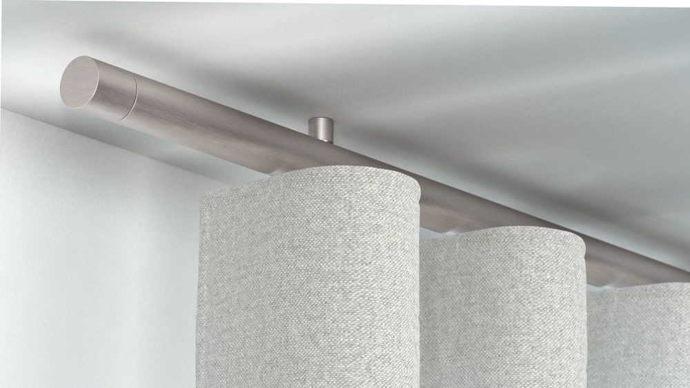 Interstil Corpus 30 Innenlaufstange zur Deckenmontage – in Nickel matt