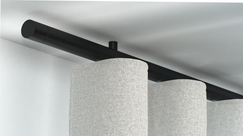 Interstil Corpus 30 Innenlaufstange zur Deckenmontage – in Schwarz