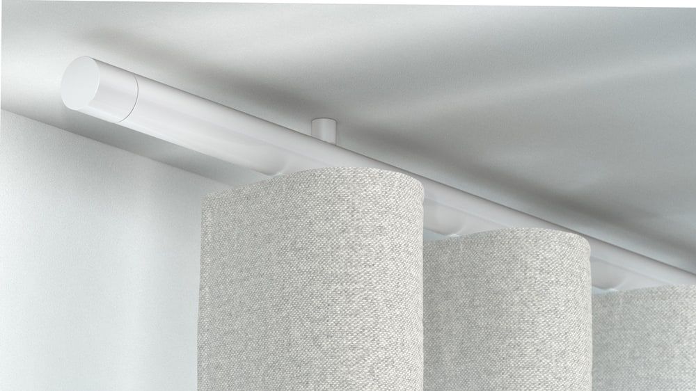 Interstil Corpus.30W kaufen Vorhangstange für Wellenvorhang – in Weiß