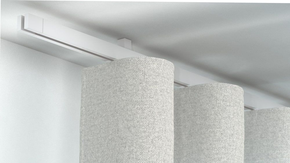 Interstil Cubus 2 quadratische Innenlaufstange nach Maß – in Weiß