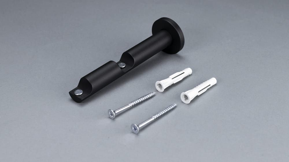 Interstil Wandträger für 2-läufige Vorhangstangen ø 20 mm rund – Zubehör
