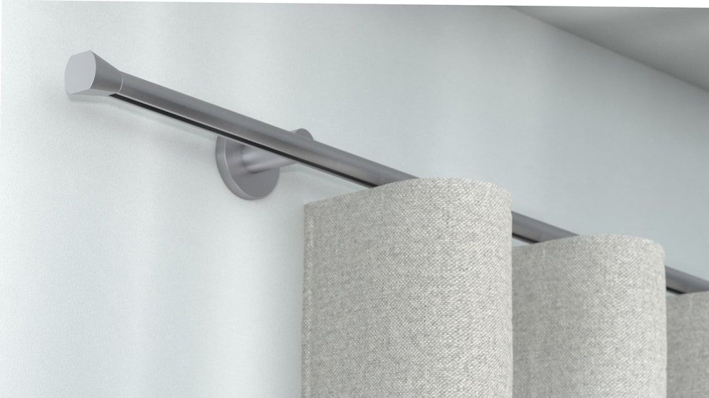 Interstil Diplom preiswert kaufen -Runde Vorhangstange – in Edelstahl