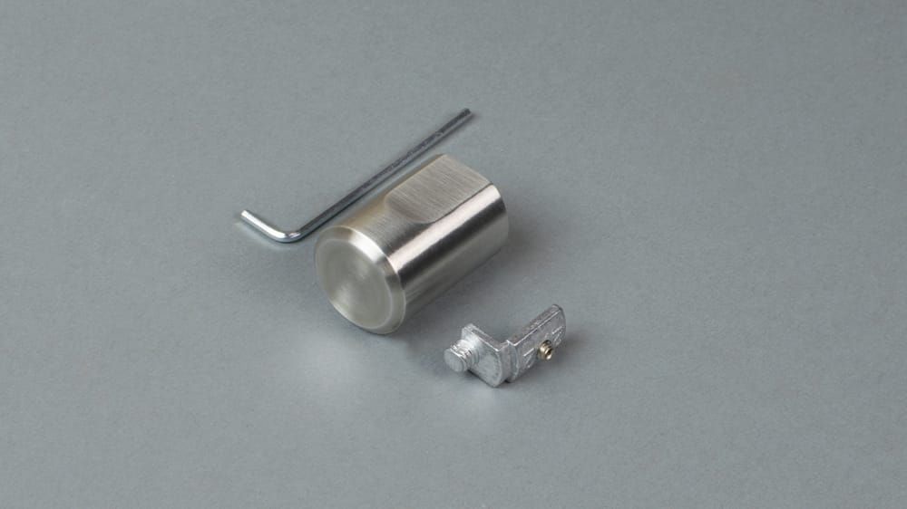 Endstück Luv für Interstil Innenlaufprofil 22 mm rund – Zubehör