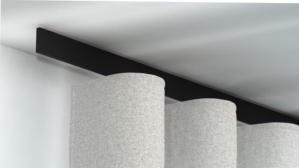Interstil Helix Gardinenschiene 1-läufig zur Deckenmontage