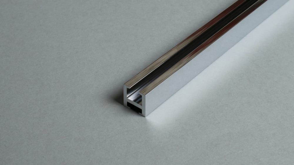 Interstil - Innenlaufprofil 16 mm quadratisch – in Chrom