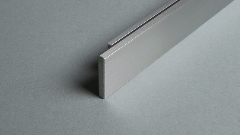 Interstil - Innenlaufprofil flach 35 mm – in Edelstahl