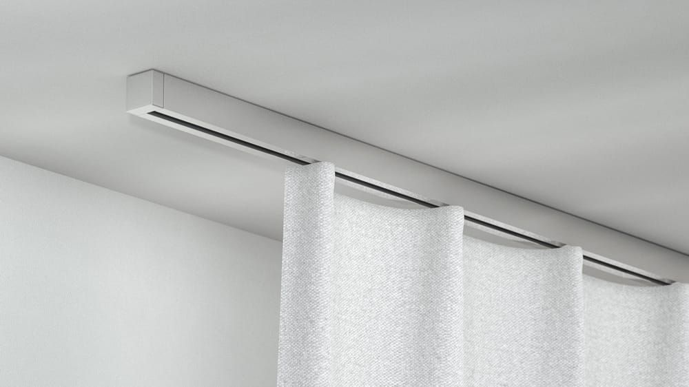 Deckenschiene für Ihren Vorhang preiswert kaufen – in Chrom