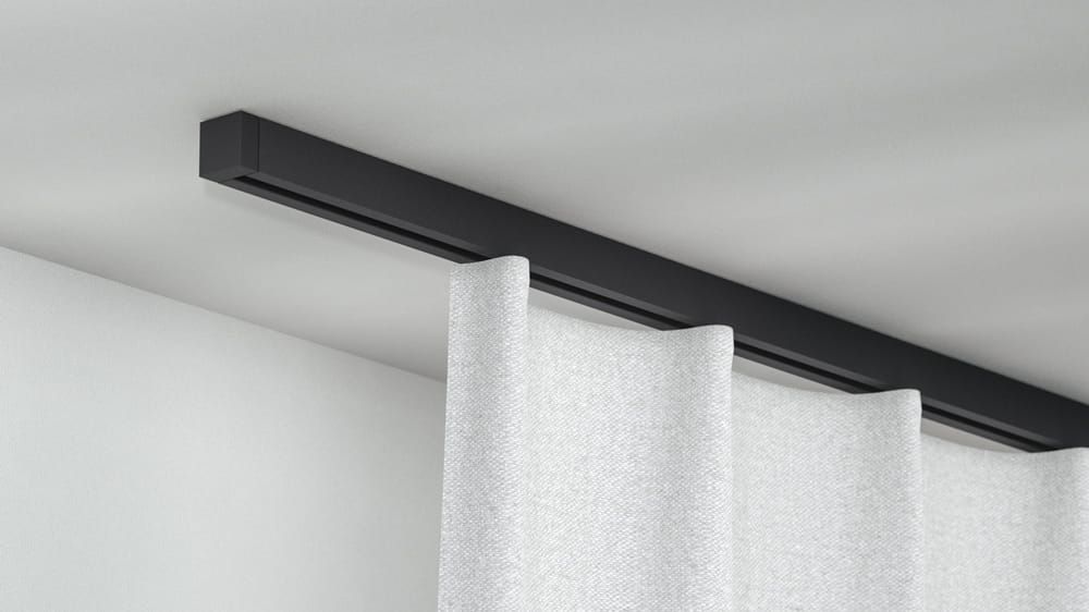 Deckenschiene für Ihren Vorhang preiswert kaufen – in Schwarz