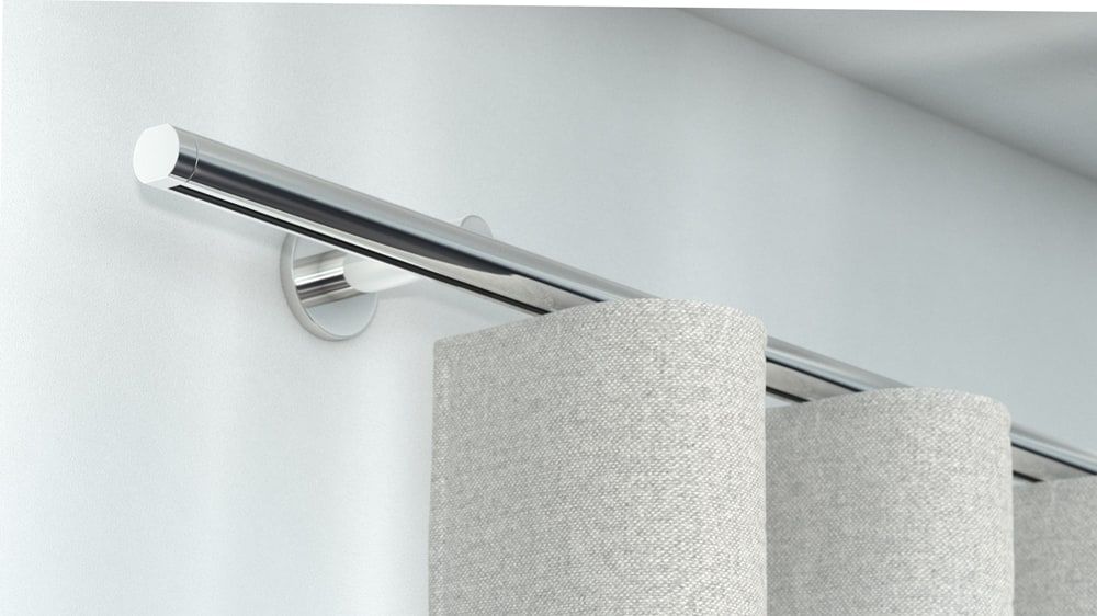 Interstil Lee 3 zur Wandmontage maßgenau konfigurieren – in Chrom