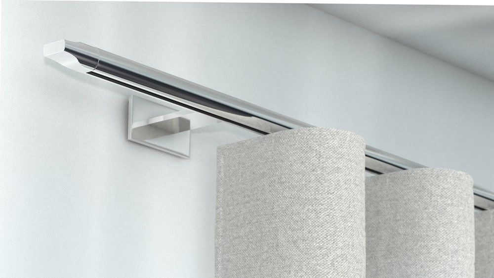 Interstil Log 1 zur Wandmontage maßgenau bestellen – in Chrom