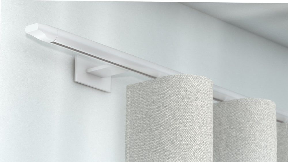 Interstil Log 1 zur Wandmontage maßgenau bestellen – in Weiß