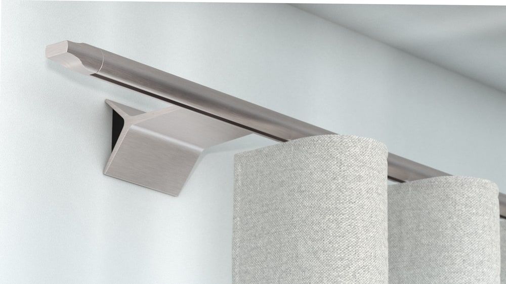 Interstil Log 2 zur Wandmontage maßgenau konfigurieren – in Nickel matt