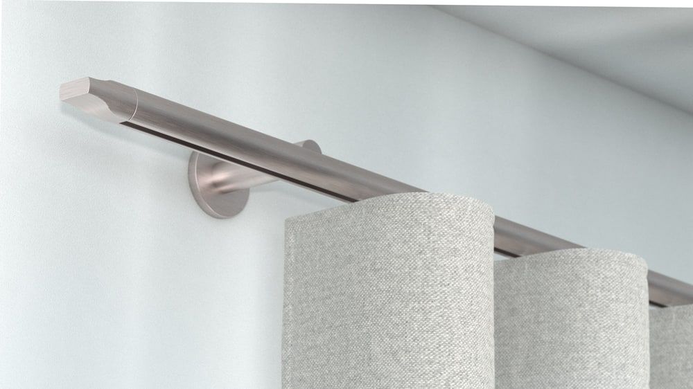 Interstil Log 3 zur Wandmontage maßgenau konfigurieren – in Nickel matt