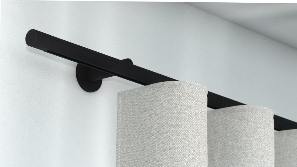 Interstil Luv 3 Vorhangstange Innenlauf Wand auf Maß