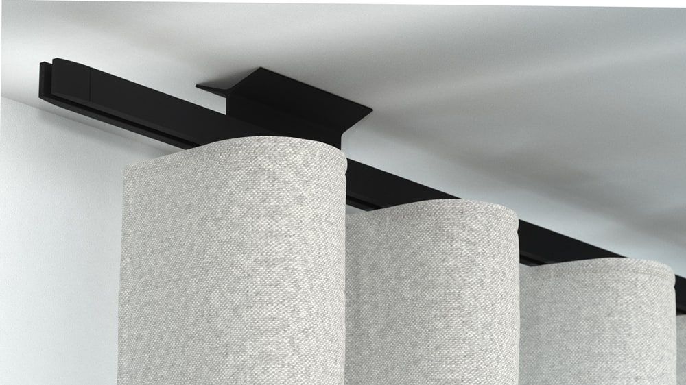 Interstil Novum 2 - Vorhangstange zur Deckenmontage