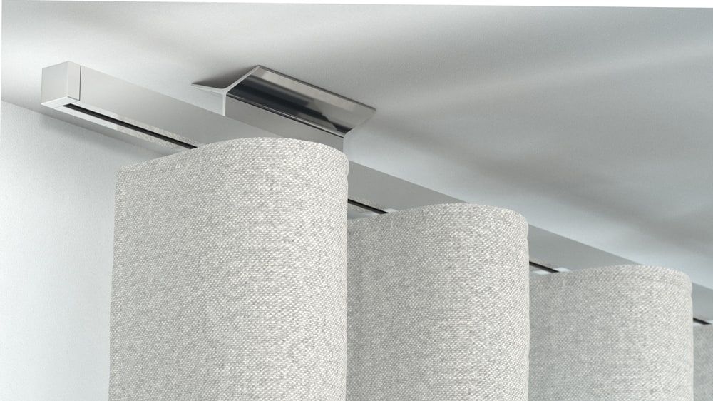 Interstil Novum 2 preiswert kaufen 1 läufige Vorhangstange – in Chrom