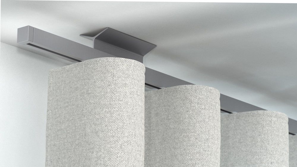 Interstil Novum 2 preiswert kaufen 1 läufige Vorhangstange – in Edelstahl