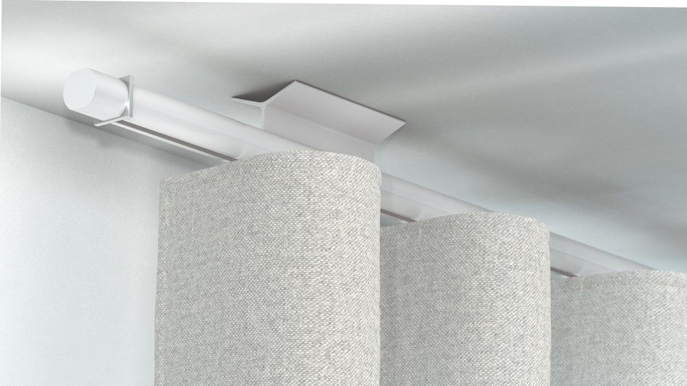 Interstil Novum 25 1-läufig mit Endstück Phantom 25 – in Weiß