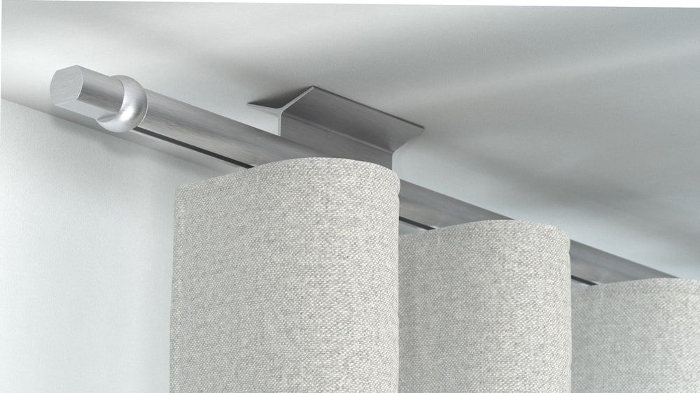 Interstil Novum 25 1-läufig mit Endstück Radius – in Aluminium