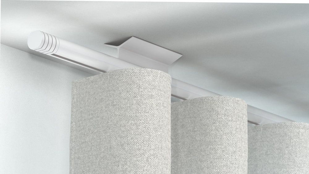 Interstil Novum 25 1-läufig mit Endstück Cosinus – in Weiß