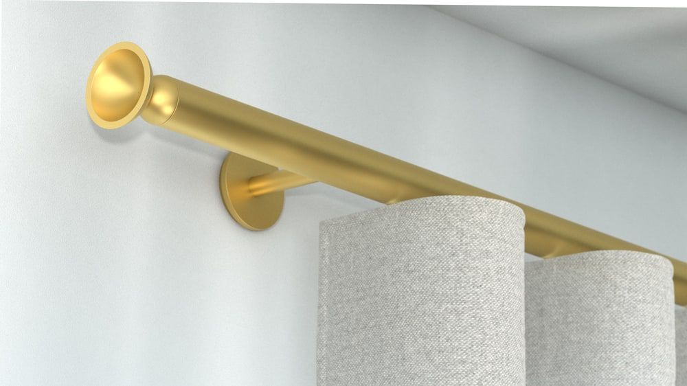 Interstil Phantasie 1 zur Wandmontage maßgenau – in Messing