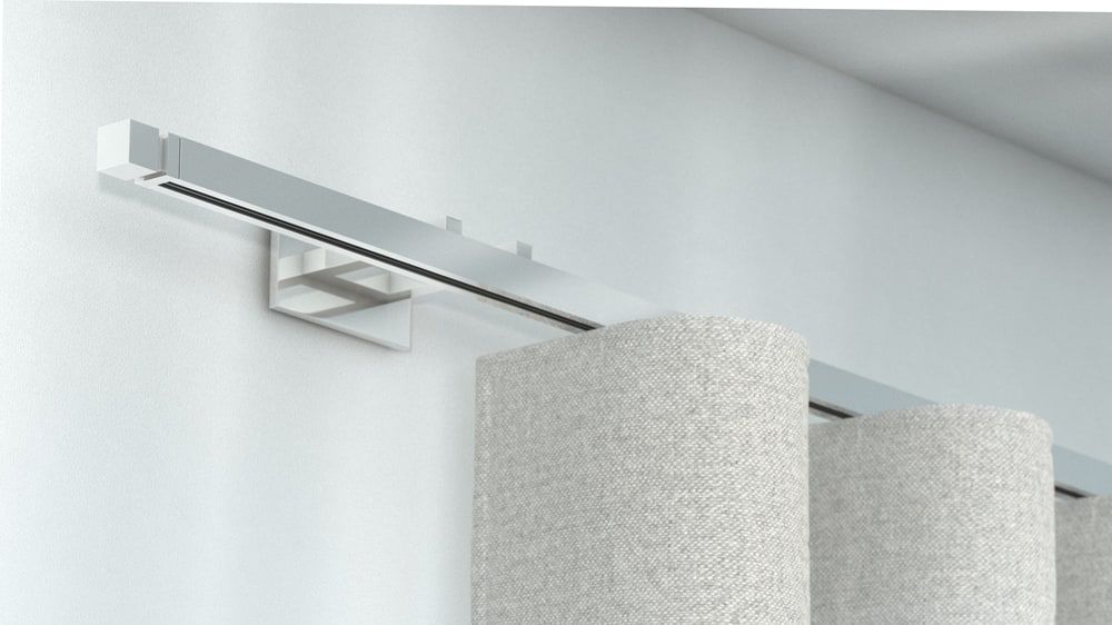 Interstil Phantom 2: 1-läufige Vorhangstange – in Chrom