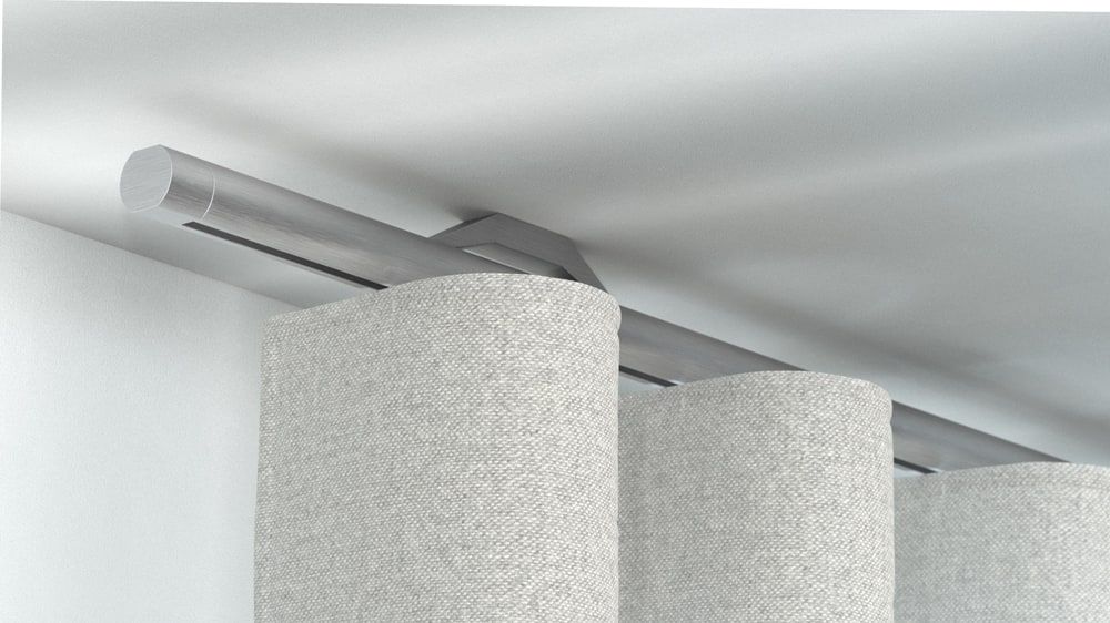 Interstil Quantum 25 1-läufig mit Endstück Sinus – in Aluminium