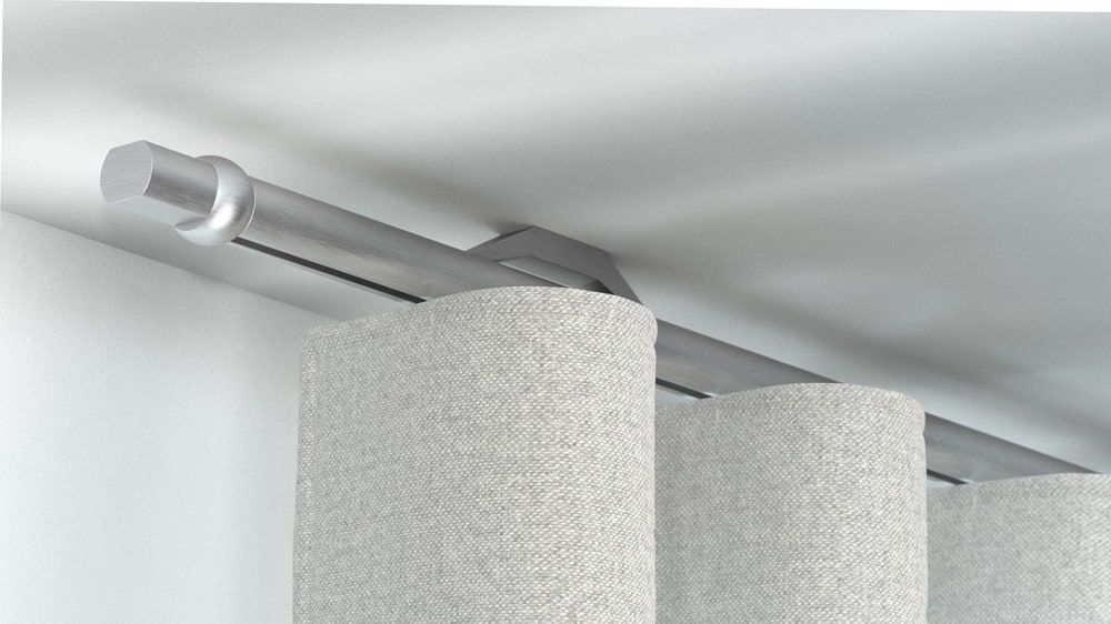 Interstil Quantum 25 2-läufig mit Endstück Radius – in Aluminium