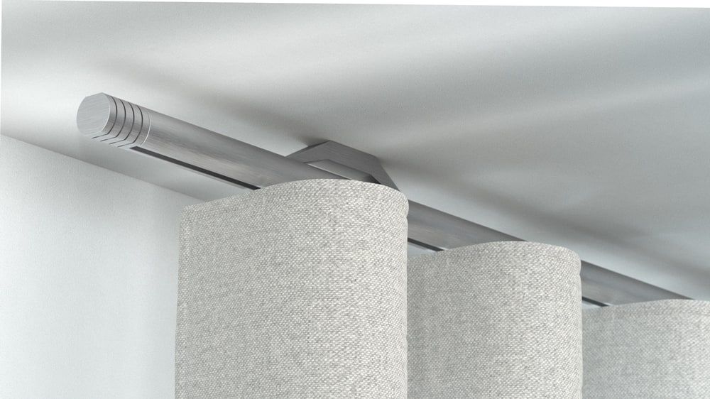 Interstil Quantum 25 2-läufig mit Endstück Cosinus – in Aluminium