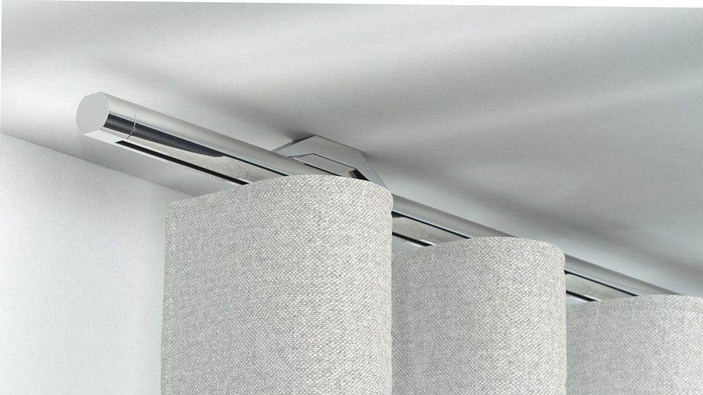 Interstil Quantum.25W kaufen Vorhangstange für Wellenvorhang – in Chrom
