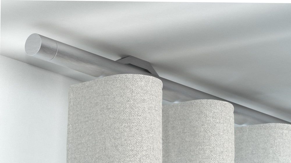 Interstil Quantum.30W kaufen Vorhangstange für Wellenvorhang – in Aluminium