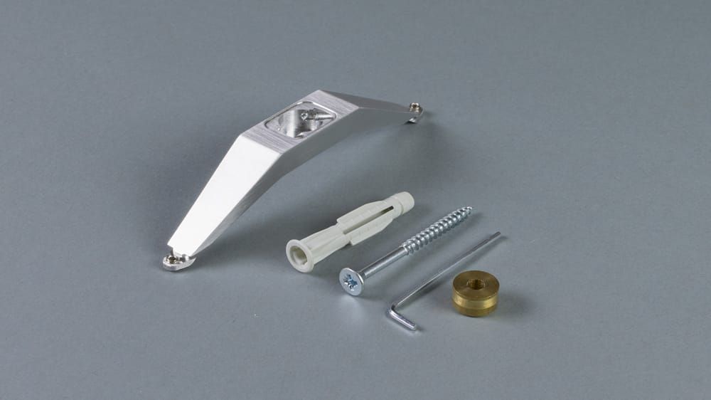 Interstil Deckenträger Quantum 1-läufig – in Edelstahl