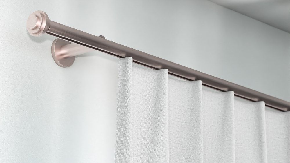 Interstil Radon zur Wandmontage maßgenau bestellen – in Nickel matt