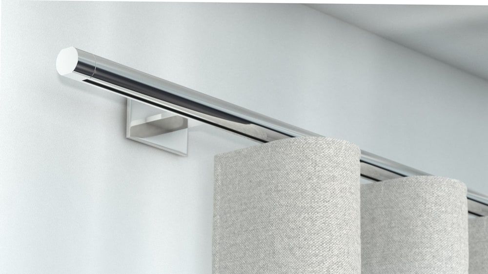 Interstil Sinus.1W kaufen Vorhangstange für Wellenvorhang – in Chrom