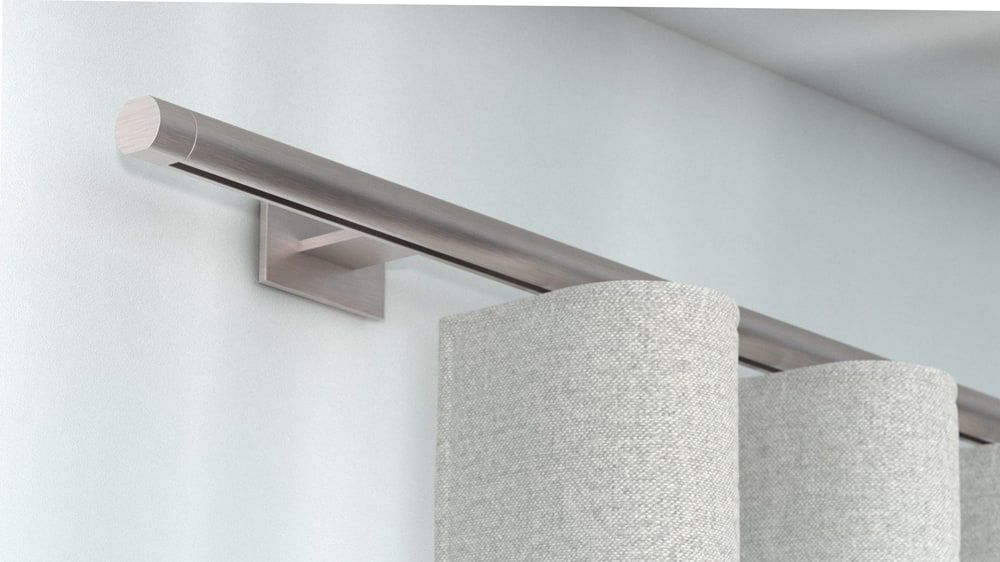 Interstil Sinus.1W kaufen Vorhangstange für Wellenvorhang – in Nickel matt