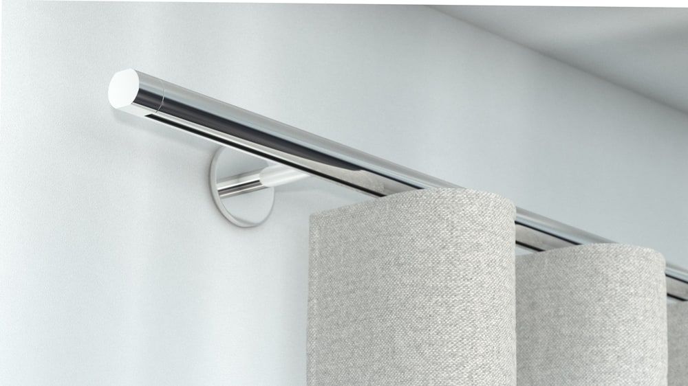 Interstil Sinus.4W kaufen Vorhangstange für Wellenvorhang – in Chrom