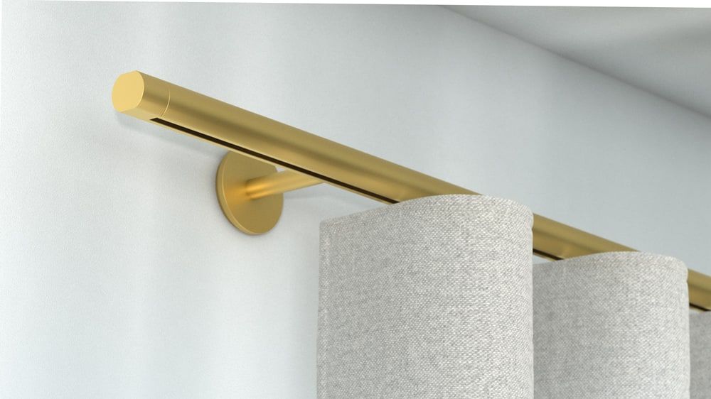 Interstil Sinus.4W kaufen Vorhangstange für Wellenvorhang – in Messing