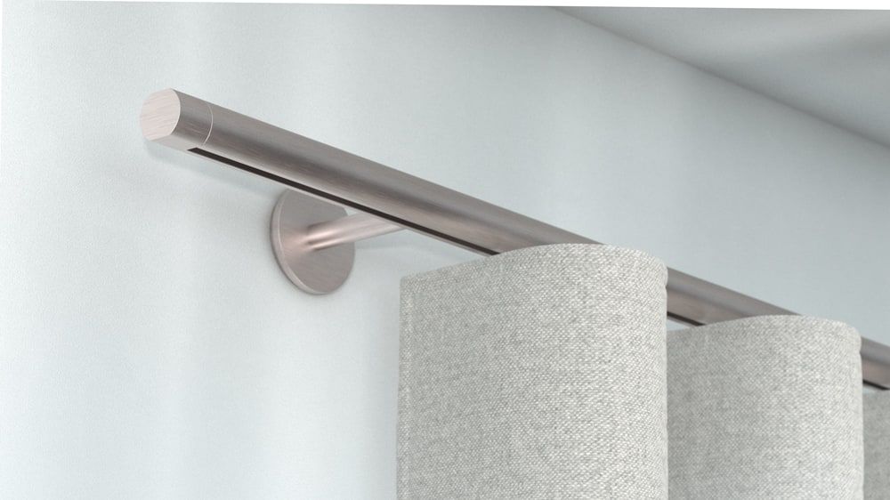 Interstil Sinus.4W kaufen Vorhangstange für Wellenvorhang – in Nickel matt