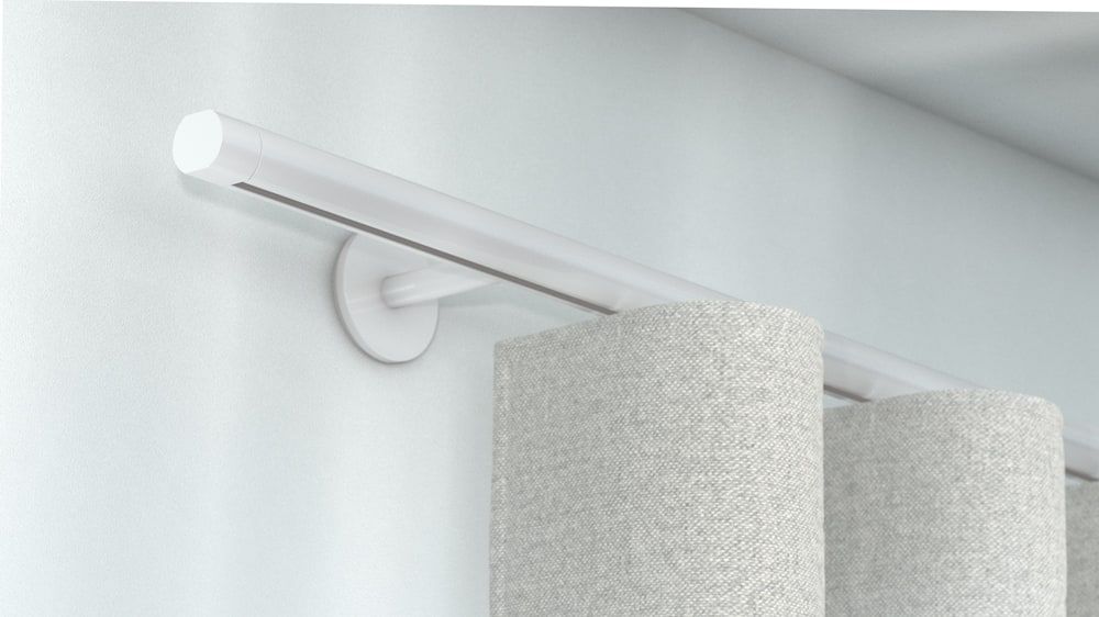 Interstil Sinus.4W kaufen Vorhangstange für Wellenvorhang – in Weiß