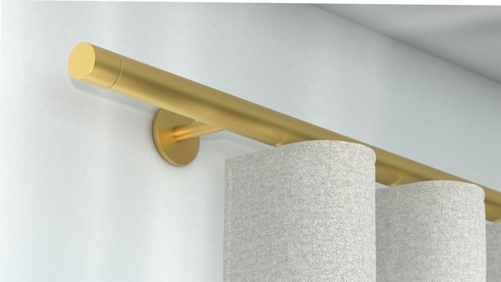 Interstil Sympathie 1 zur Wandmontage auf Maß – in Messing