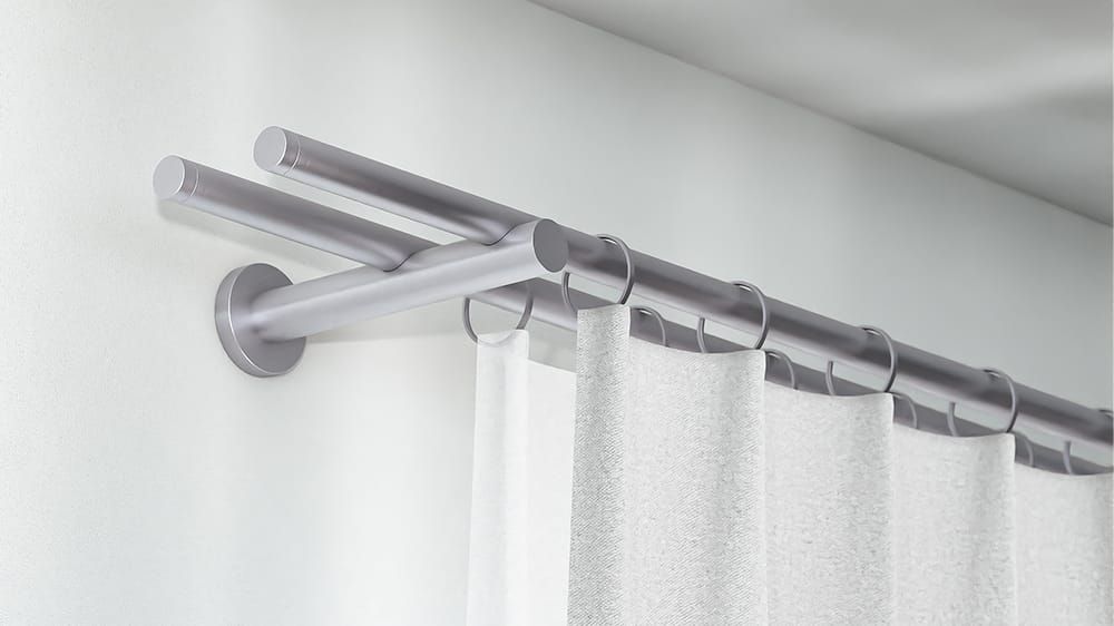 Interstil Torero doppelläufig zur Wandmontage maßgefertigt – in Edelstahl