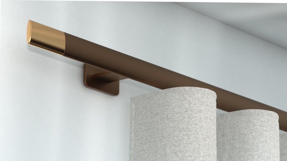 Interstil Trim.1 Gardinenschiene nach Maß online kaufen – in Bronze
