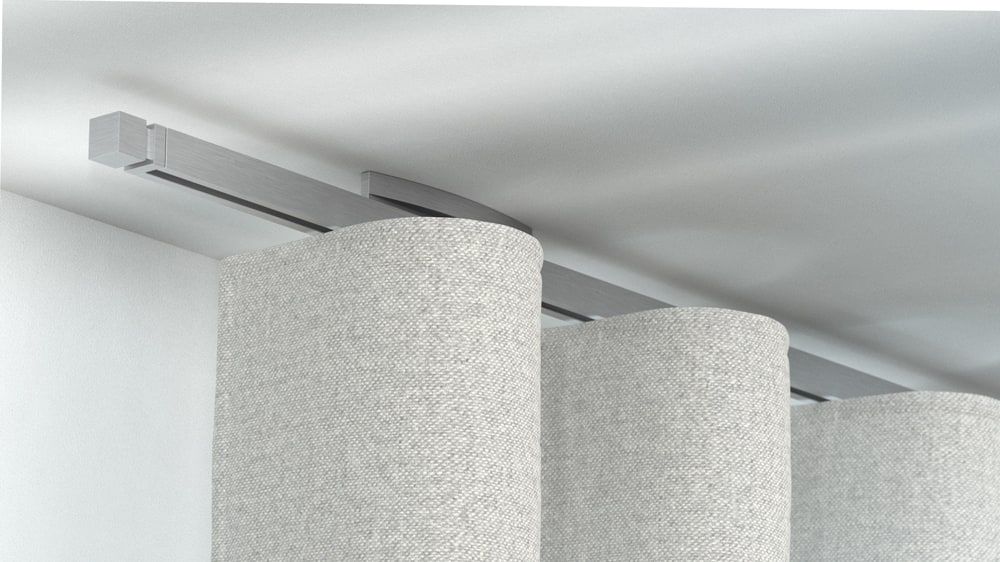 Interstil Votum 1 preiswert kaufen - Quadratische Vorhangstange – in Aluminium