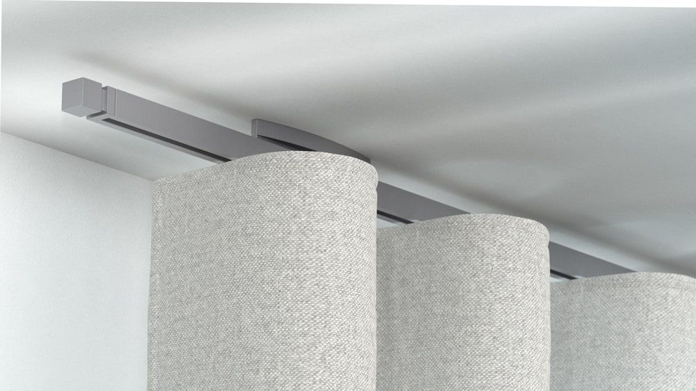 Interstil Votum 1 preiswert kaufen - Quadratische Vorhangstange – in Edelstahl