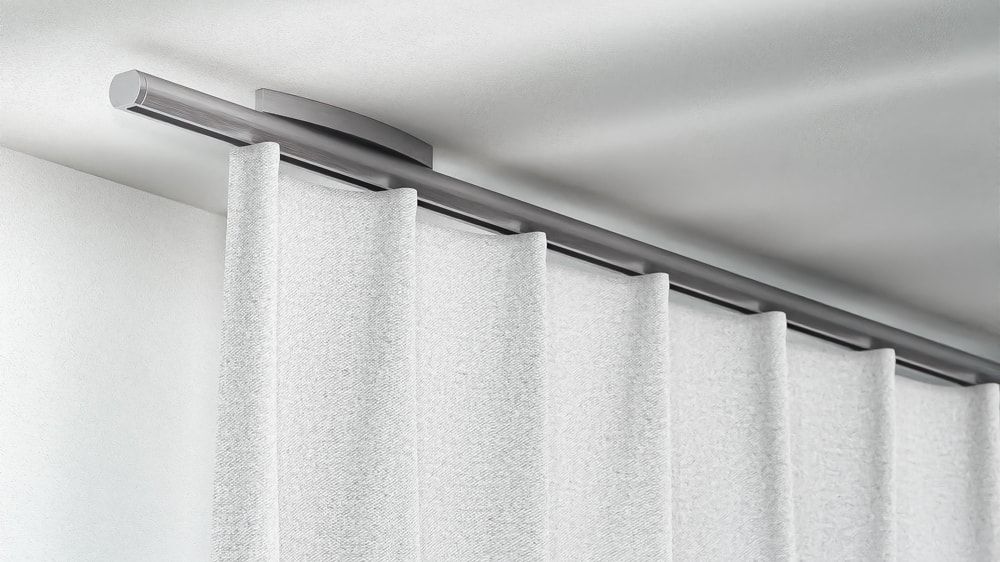 Interstil Votum 16 Vorhangstange auf Maß – in Aluminium