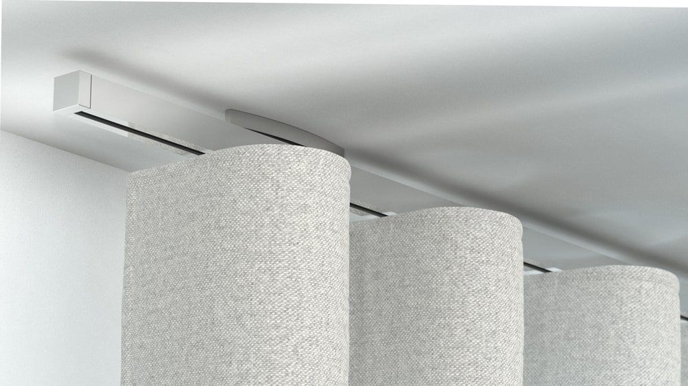 Interstil Votum 2 - Vorhangstange zur Deckenmontage – in Chrom