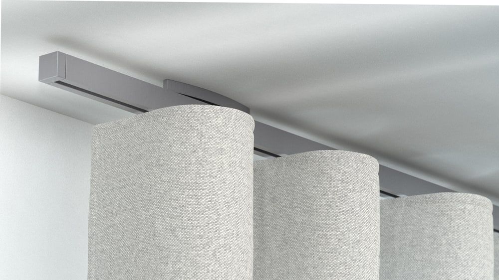 Interstil Votum 2 - Vorhangstange zur Deckenmontage – in Edelstahl